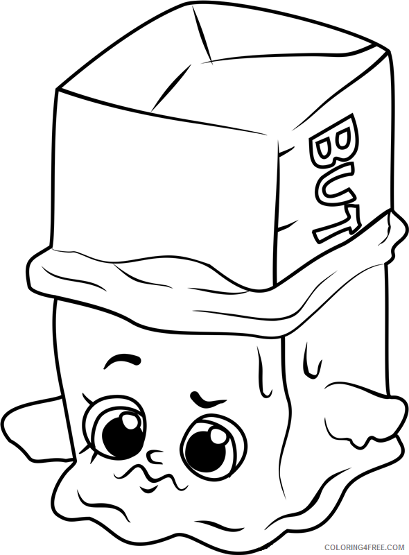 Shopkins Coloring Pages for Girls buttercup shopkins Printable 2021 1208 Coloring4free