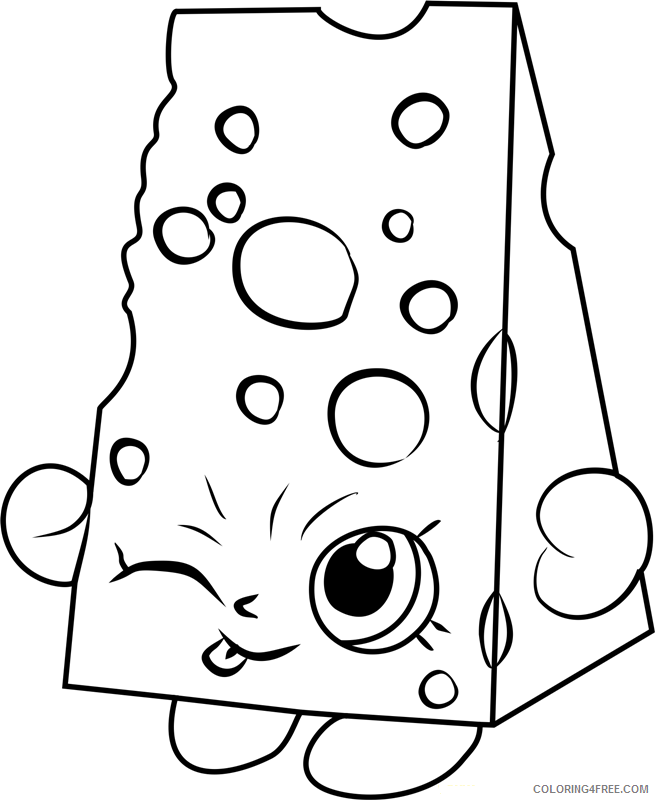 Shopkins Coloring Pages for Girls chee zee shopkins Printable 2021 1204 Coloring4free