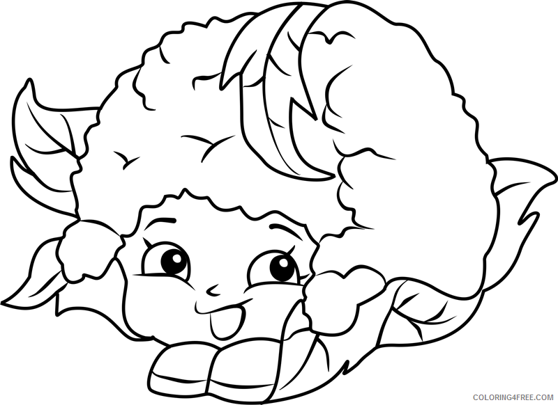Shopkins Coloring Pages for Girls chloe flower shopkins Printable 2021 1205 Coloring4free