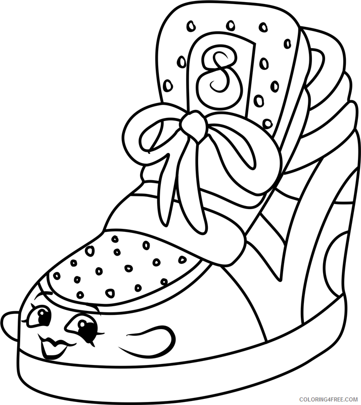 Shopkins Coloring Pages for Girls sneaky wedge shopkins Printable 2021 1203 Coloring4free