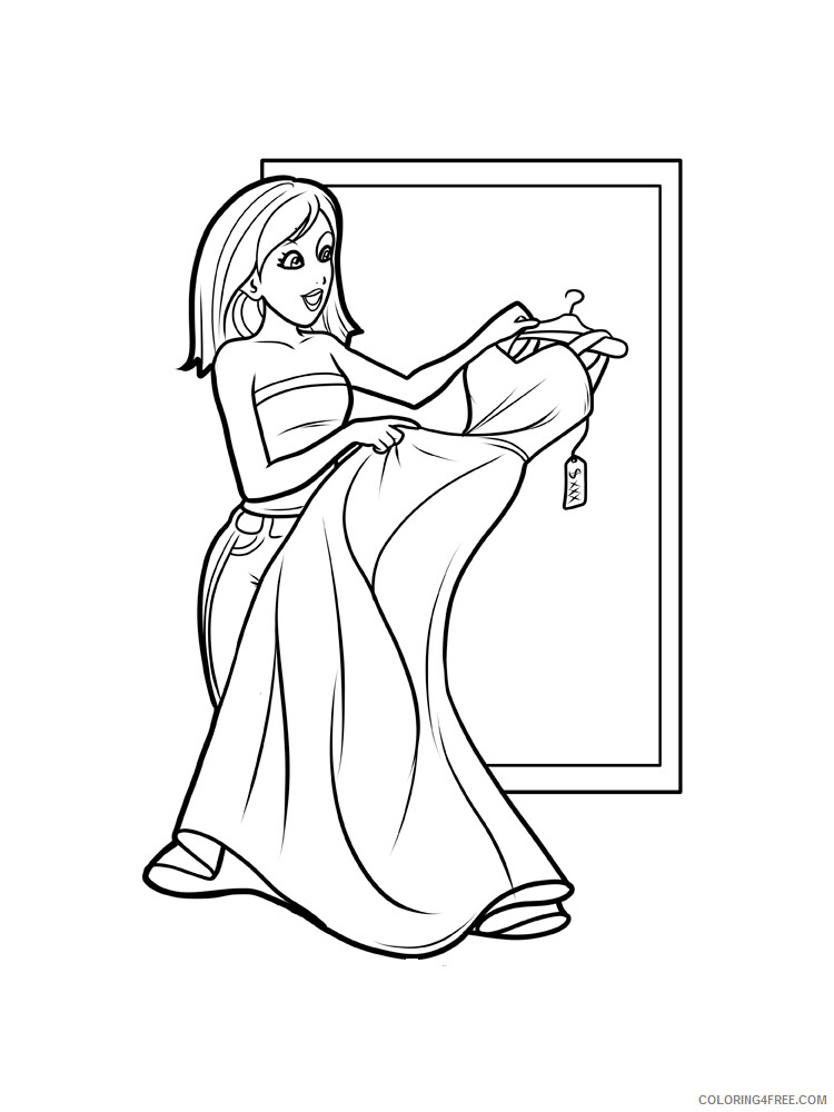 Shopping Coloring Pages for Kids Shopping 3 Printable 2021 549 Coloring4free
