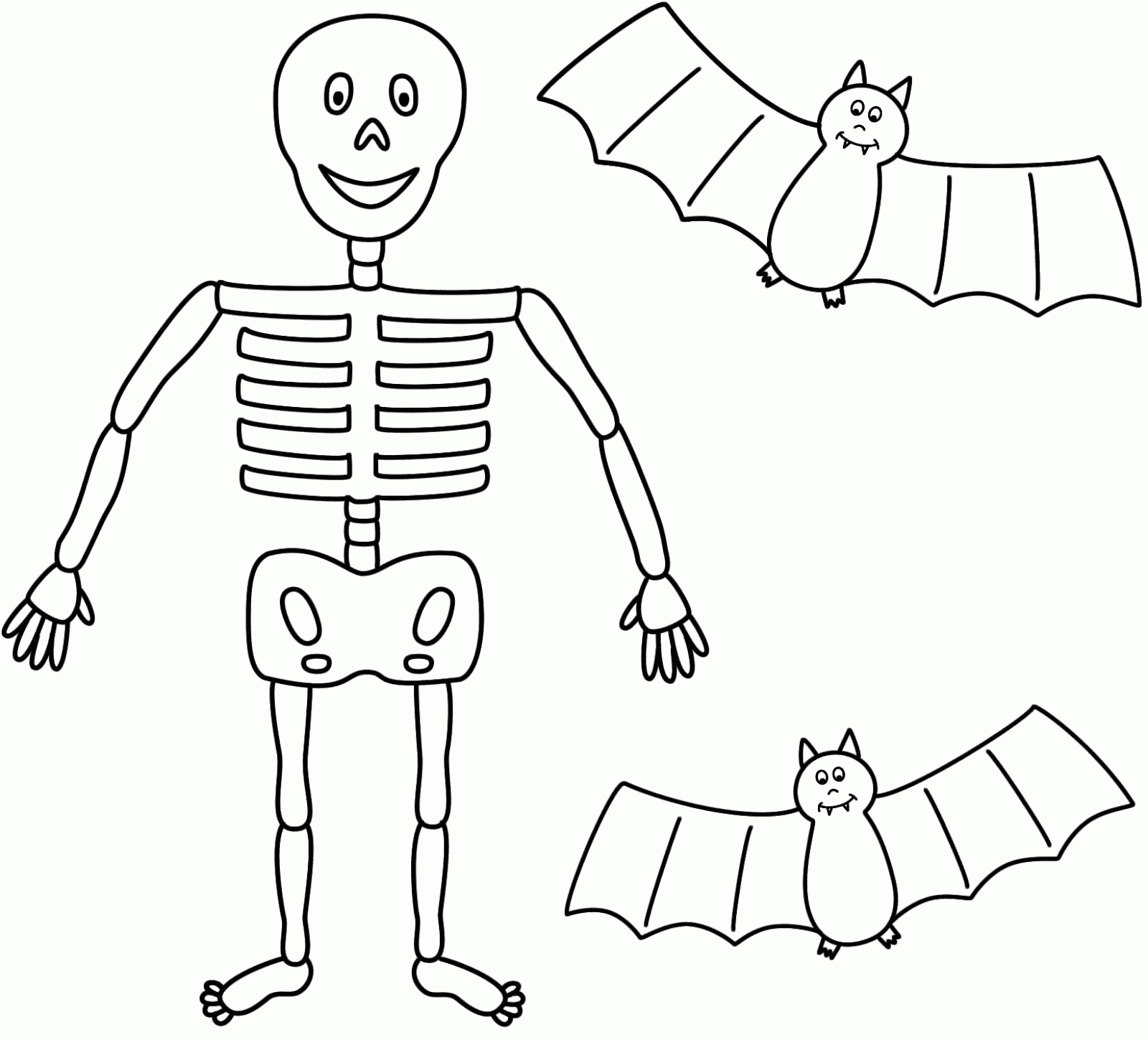 Skeleton Coloring Pages for Kids 1539919508_skeleton3 Printable 2021 603 Coloring4free