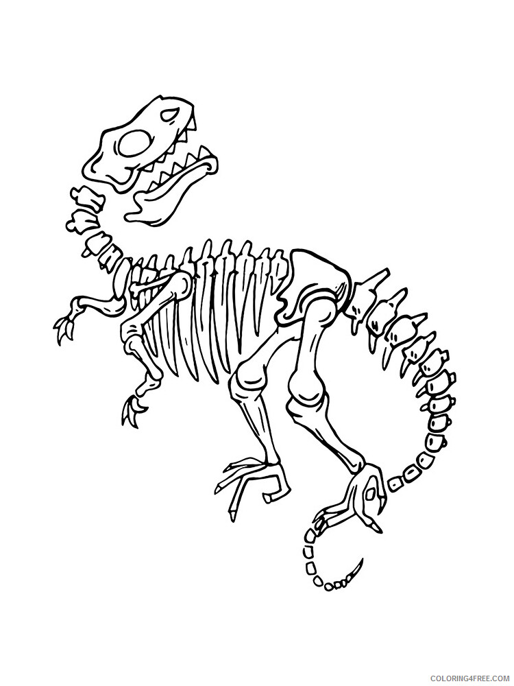 Skeleton Coloring Pages for Kids Skeleton 5 Printable 2021 613 Coloring4free