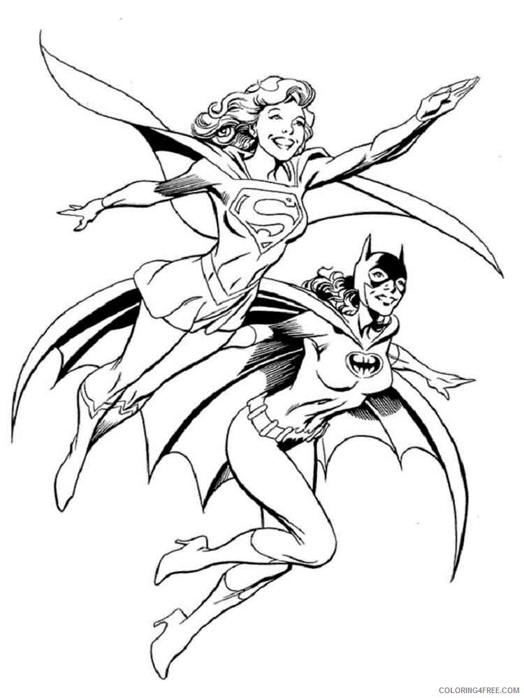 Supergirl Coloring Pages for Girls supergirl 8 Printable 2021 1337 Coloring4free