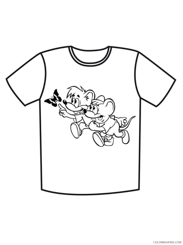 T Shirt Coloring Pages for Kids T shirt 2 Printable 2021 709 Coloring4free
