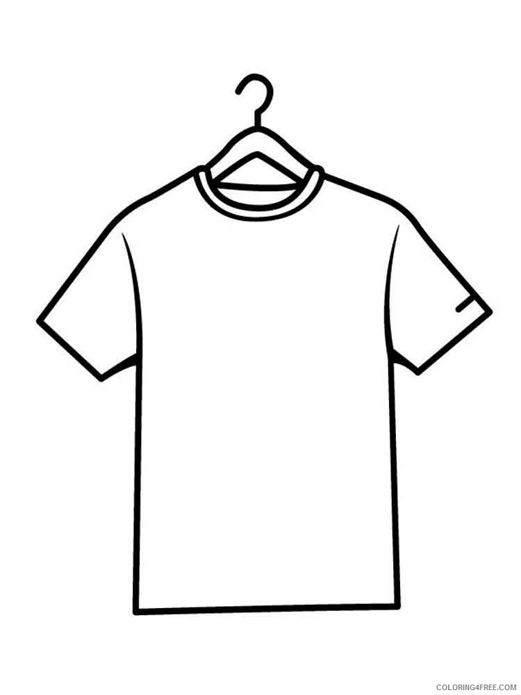 T Shirt Coloring Pages for Kids T shirt 5 Printable 2021 712 Coloring4free
