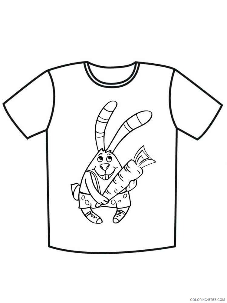 T Shirt Coloring Pages for Kids T shirt 9 Printable 2021 713 Coloring4free