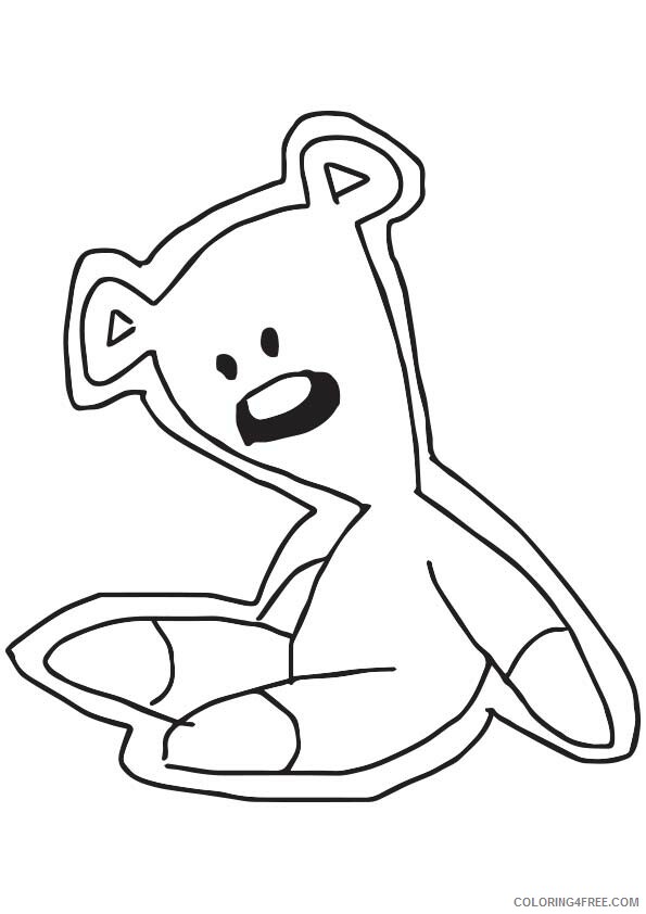 Teddy Bears Coloring Pages for Girls teddy Printable 2021 1340 Coloring4free