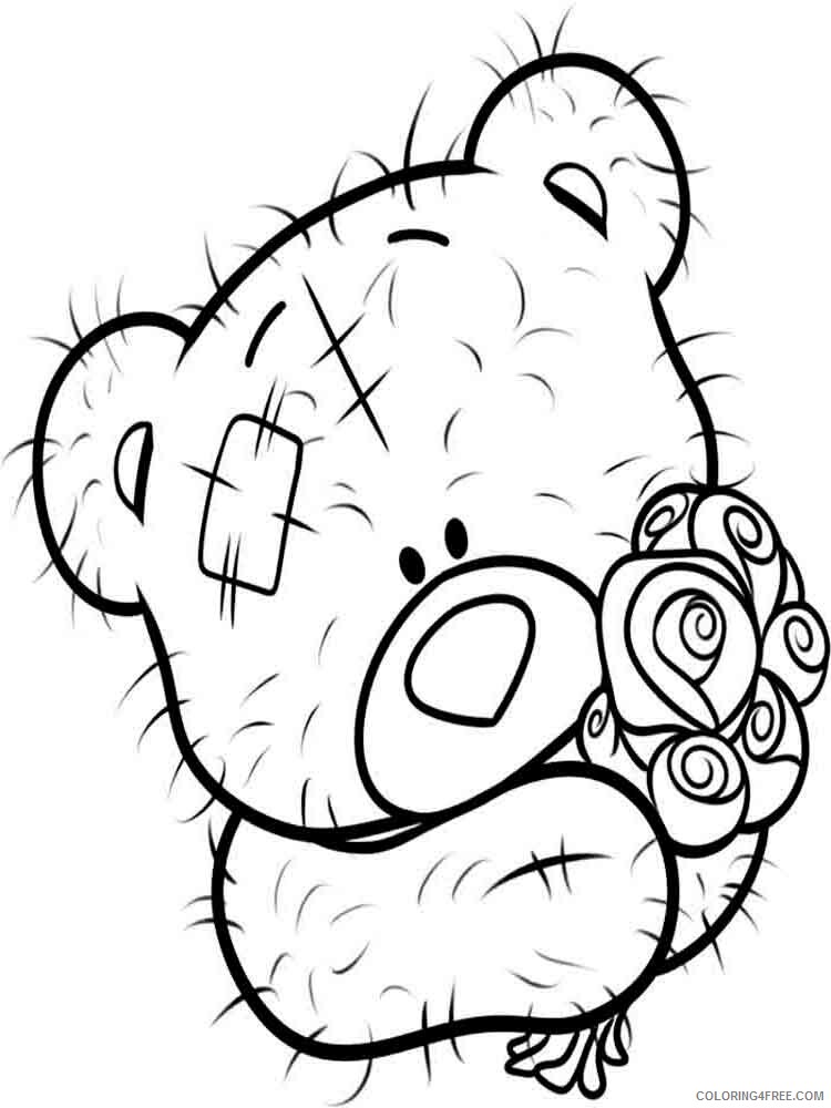 Teddy Bears Coloring Pages for Girls teddy bears 11 Printable 2021 1347 Coloring4free