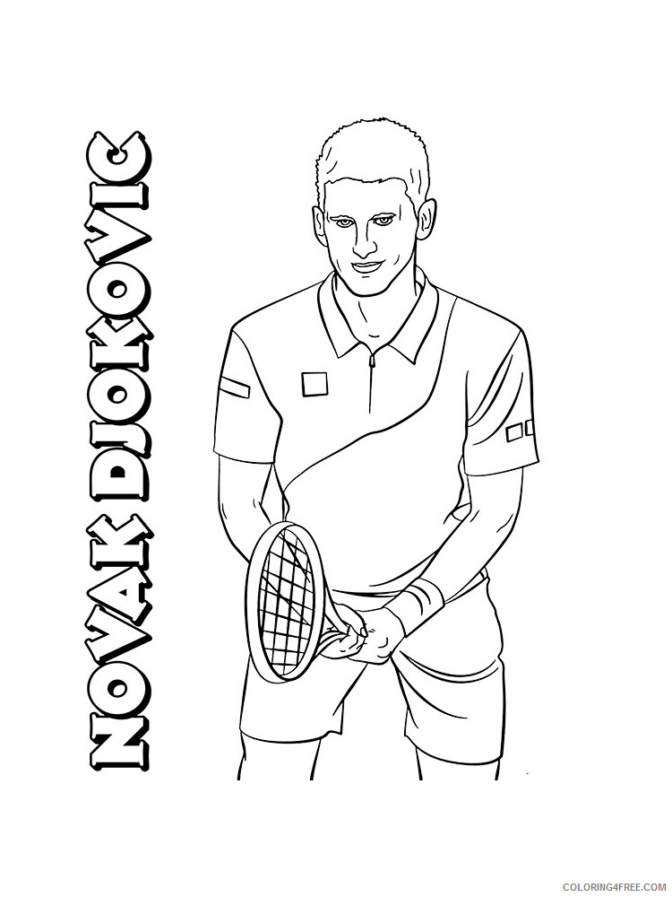 Tennis Coloring Pages for Kids Tennis 18 Printable 2021 659 Coloring4free