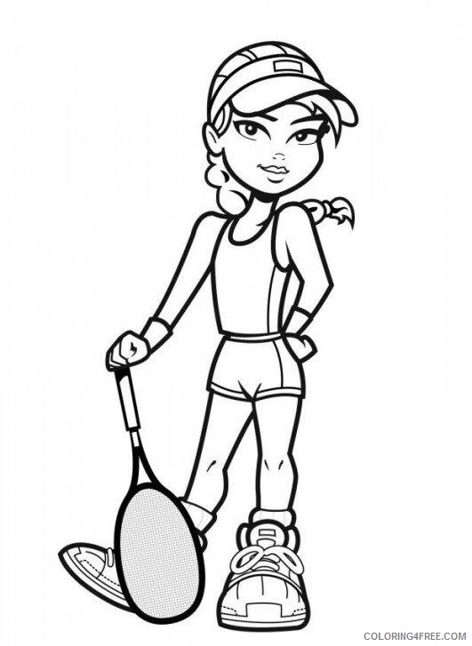 Tennis Coloring Pages for Kids tennis JJqrf Printable 2021 652 Coloring4free