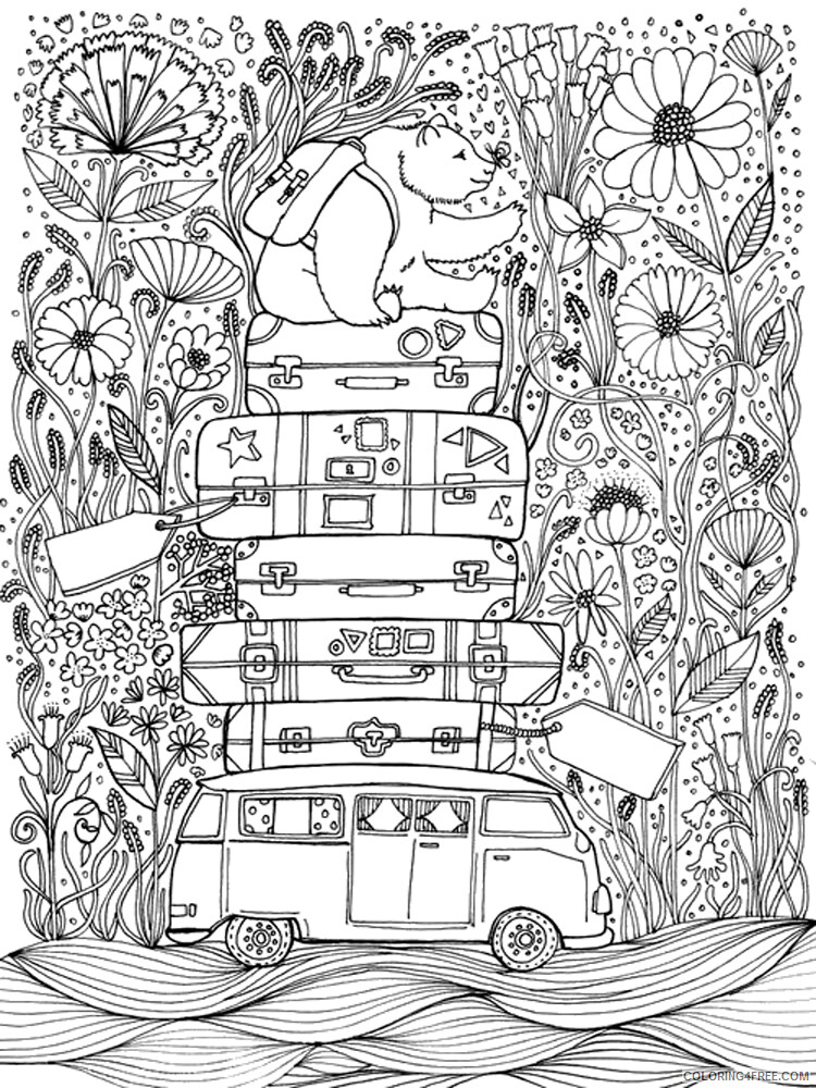 Travel Coloring Pages for Kids Travel 2 Printable 2021 682 Coloring4free