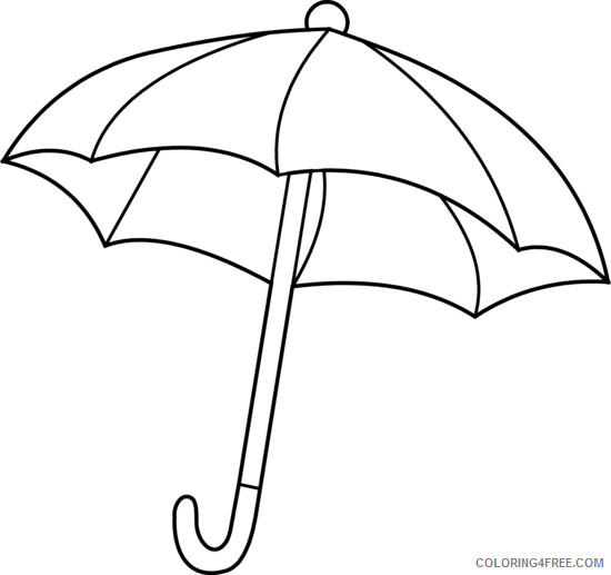 Umbrella Coloring Pages for Kids Free Umbrella Printable 2021 724 Coloring4free
