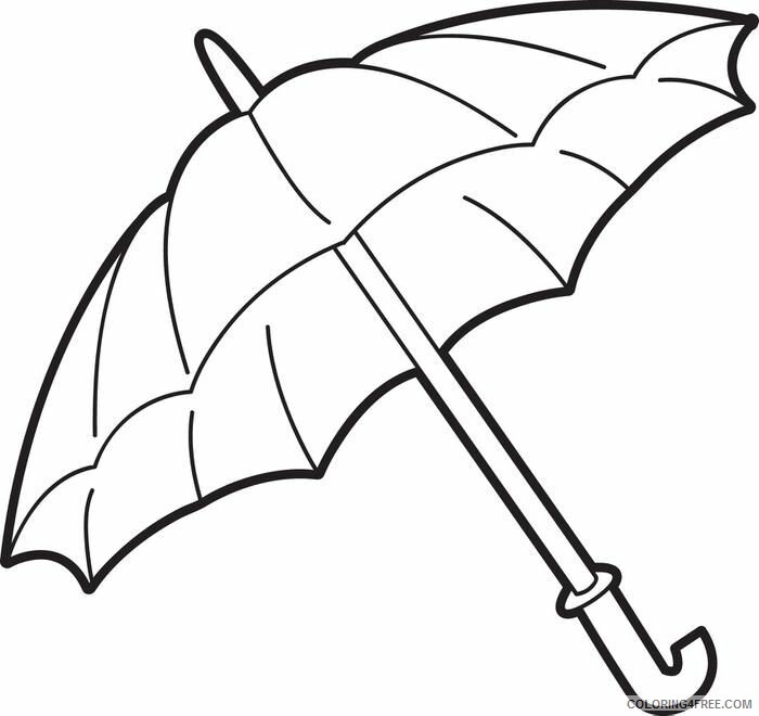 Umbrella Coloring Pages for Kids Umbrella Printable 2021 730 Coloring4free