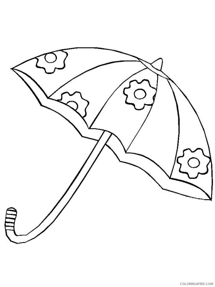 Umbrella Coloring Pages for Kids umbrella 11 Printable 2021 733 Coloring4free