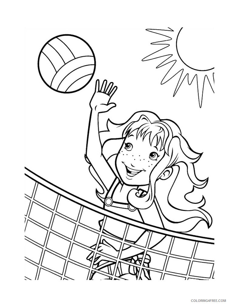 Volleyball Coloring Pages for Kids Volleyball 2 Printable 2021 759 Coloring4free