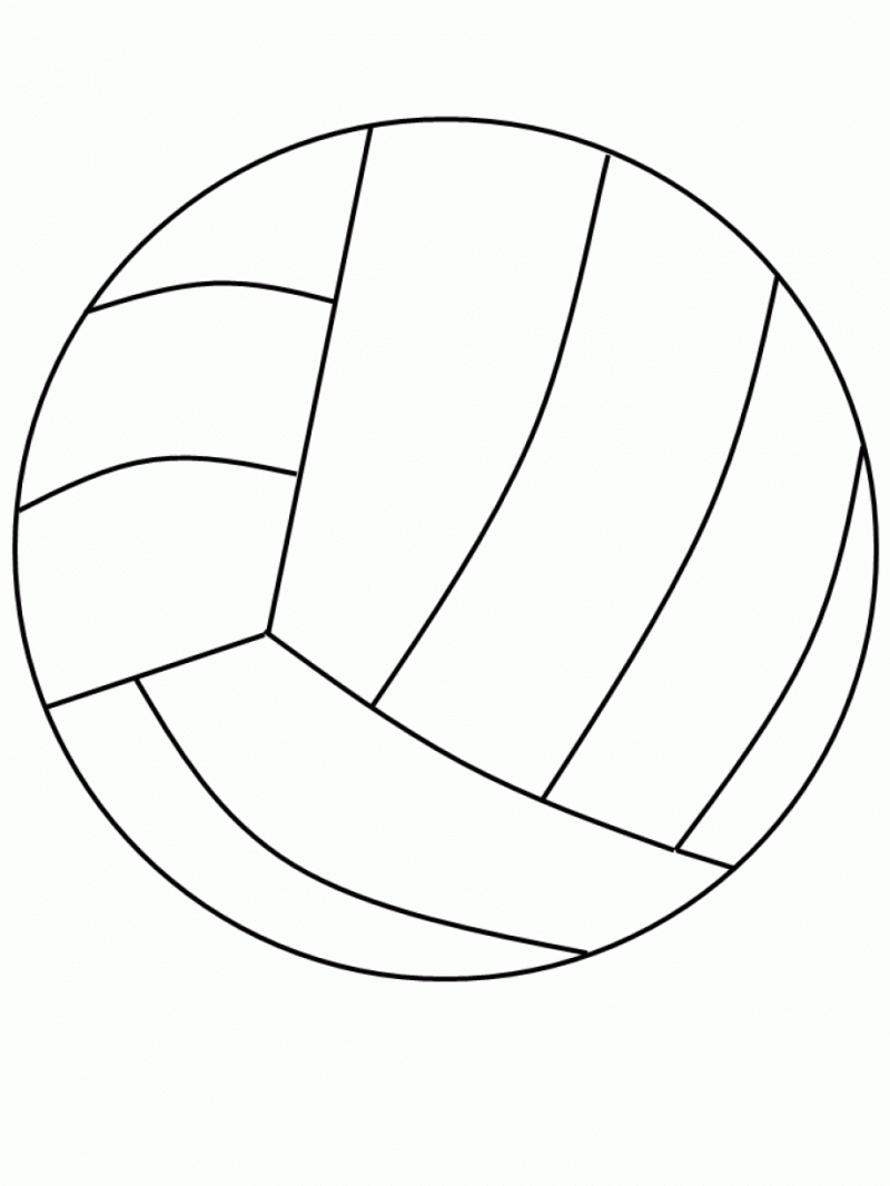 Volleyball Coloring Pages for Kids Volleyball Printable 2021 767 Coloring4free
