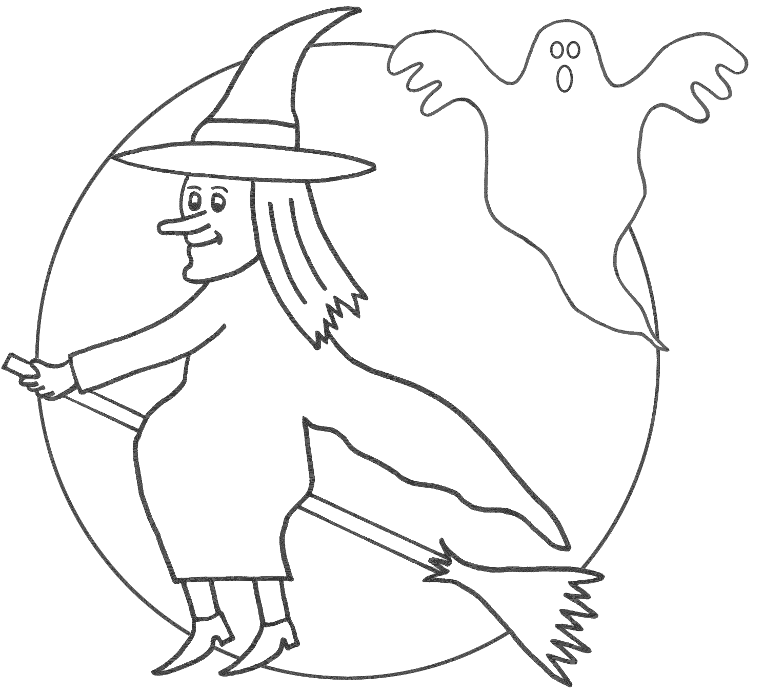 Witch Coloring Pages for Girls Printable Witch Printable 2021 1406 Coloring4free