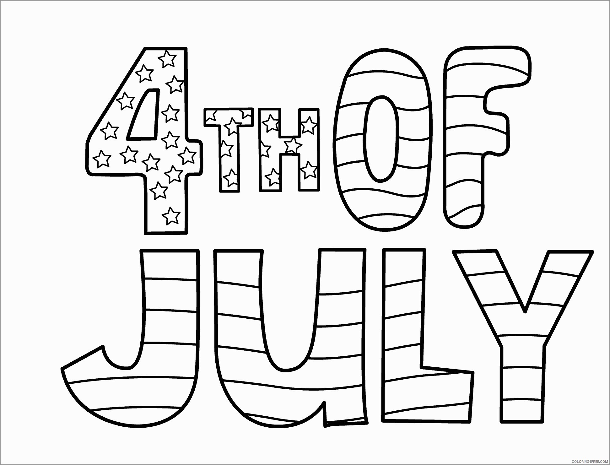 4th of July Coloring Pages 4th of july for kids Printable 2021 0016 Coloring4free