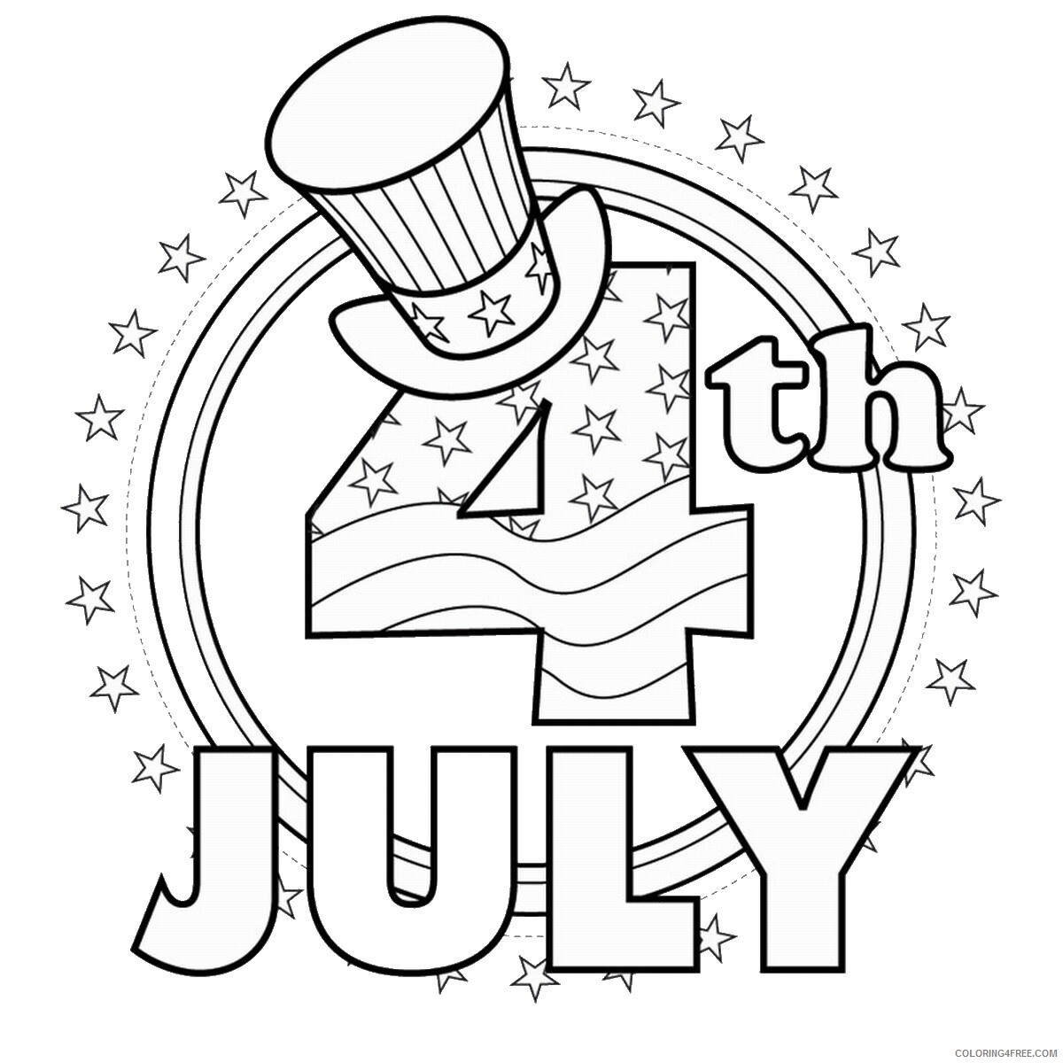 4th of July Coloring Pages 4th_july_coloring15 Printable 2021 0004 Coloring4free