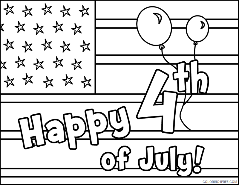 4th of July Coloring Pages Happy 4th of July Printable 2021 0031 Coloring4free