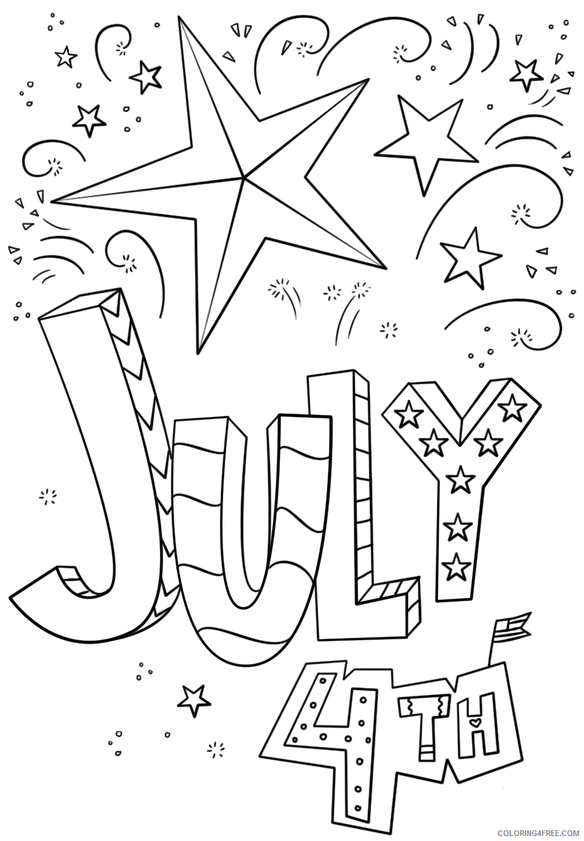 4th of July Coloring Pages July 4th Printable 2021 0034 Coloring4free