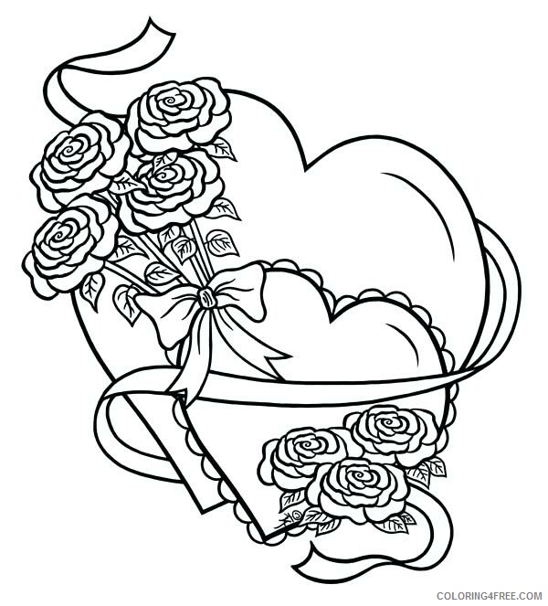 Adult Heart Coloring Pages Hearts for Adults Printable 2021 0055 Coloring4free