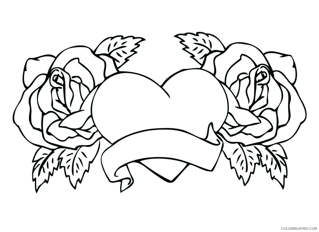 Adult Heart Coloring Pages Printable Heart for Adults Printable 2021 0072 Coloring4free