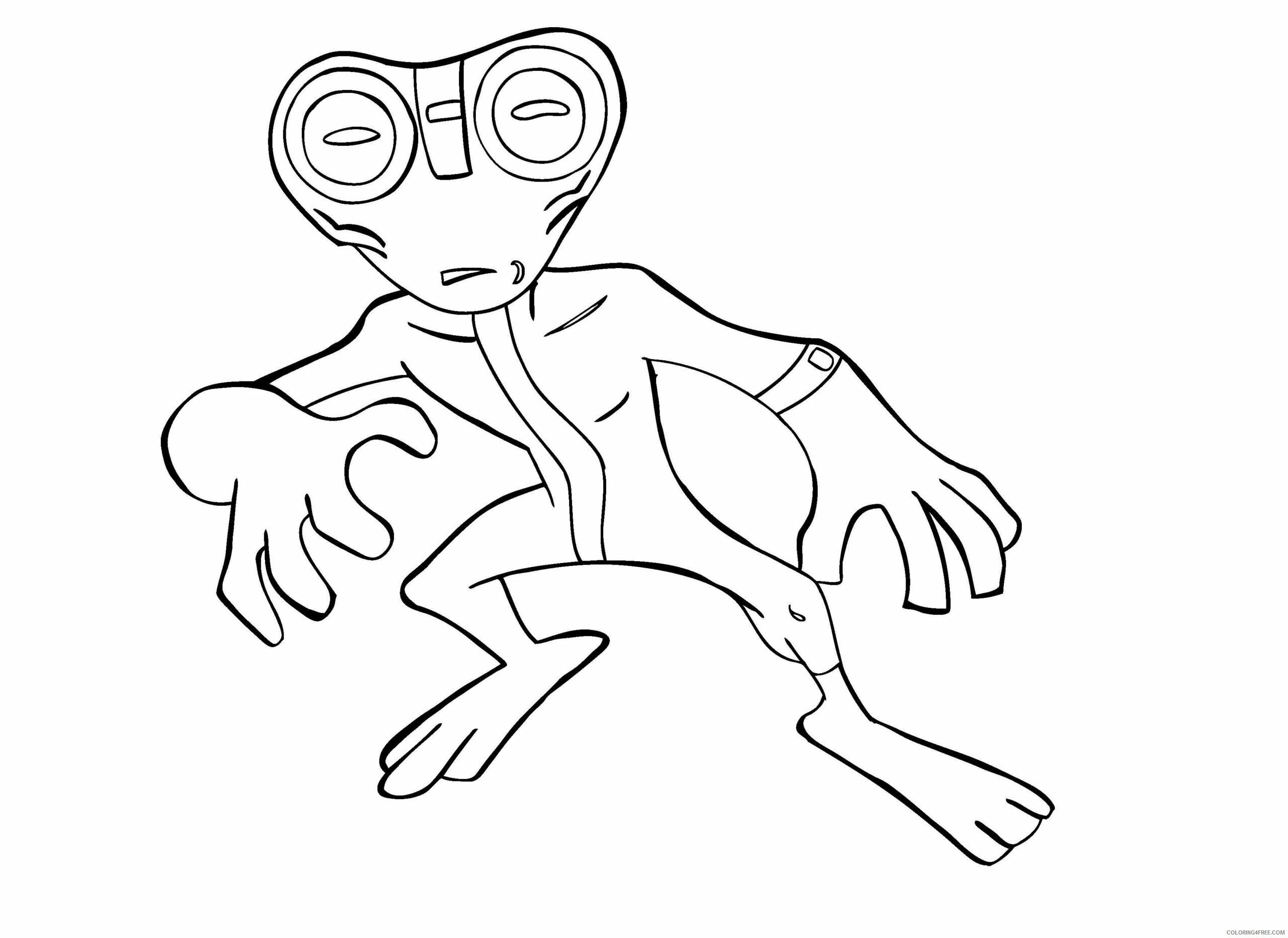 Alien Coloring Pages Printable Alien Printable 2021 0131 Coloring4free
