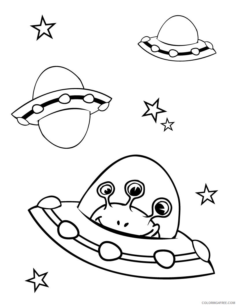 Alien Coloring Pages of Alien Printable 2021 0129 Coloring4free