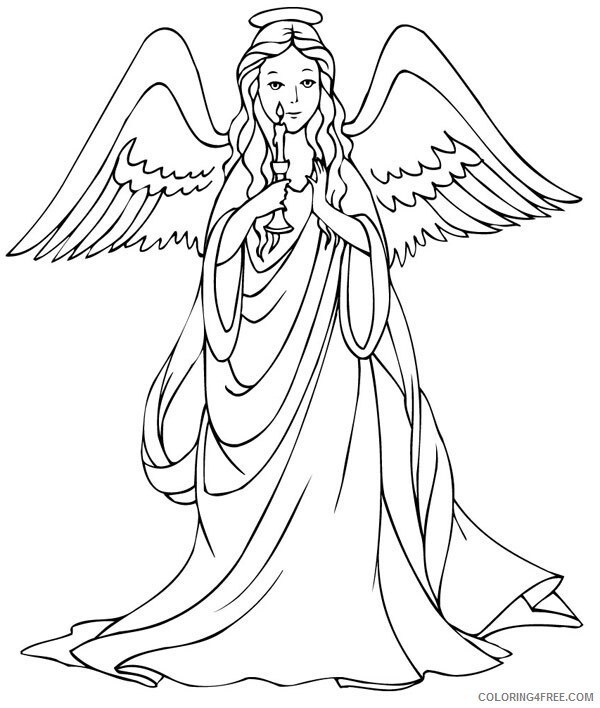 Angels Coloring Pages Angels Print Printable 2021 0184 Coloring4free
