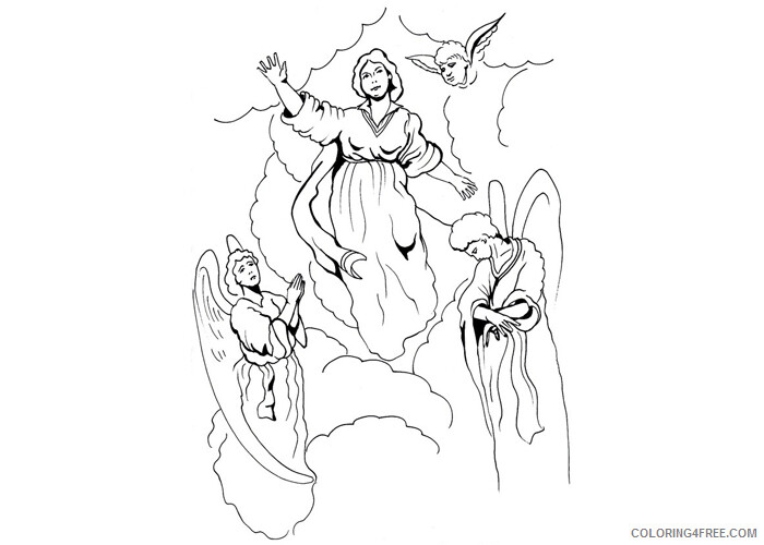 Angels Coloring Pages Angels Printable 2021 0177 Coloring4free