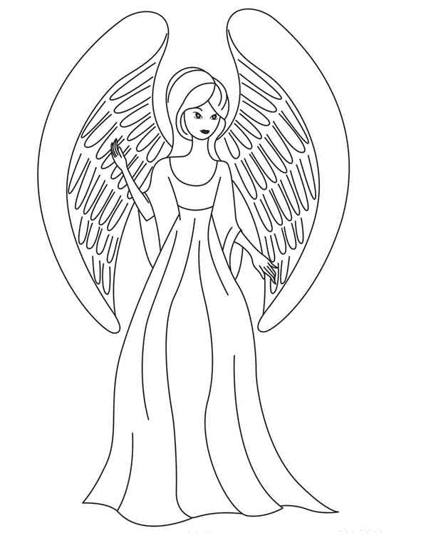 Angels Coloring Pages Guardian Angel Printable 2021 0197 Coloring4free