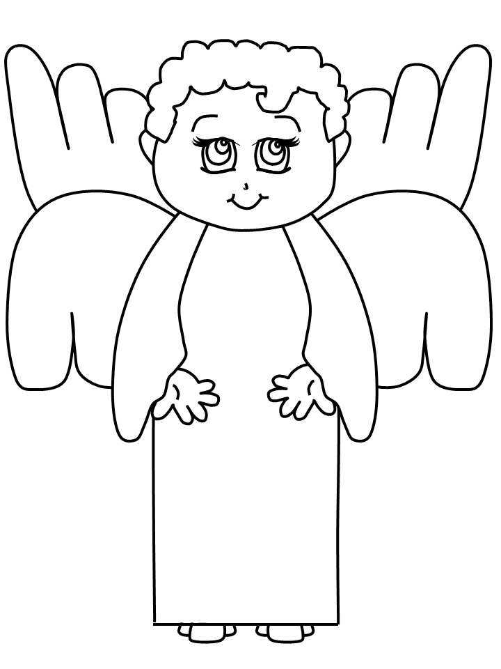 Angels Coloring Pages angel24 Printable 2021 0164 Coloring4free