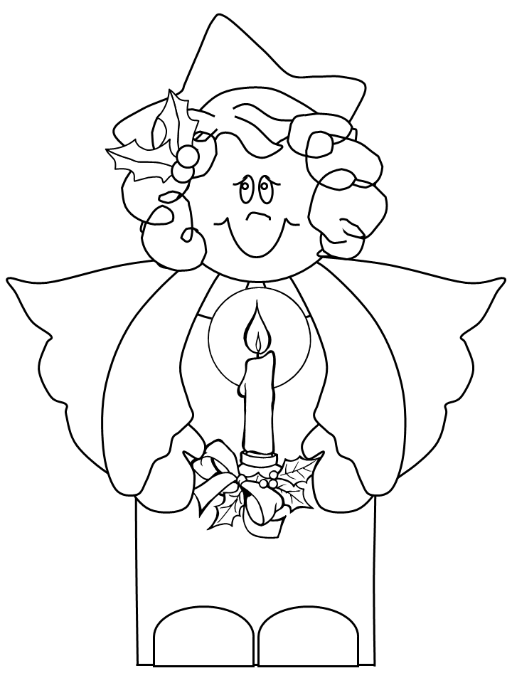 Angels Coloring Pages angel25 Printable 2021 0165 Coloring4free