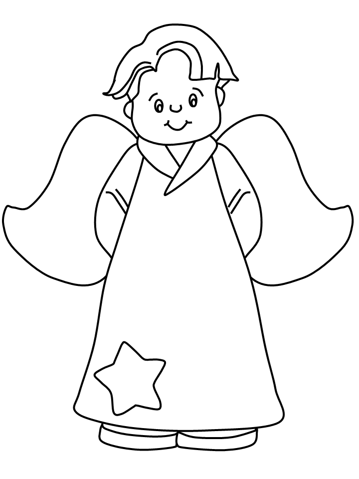 Angels Coloring Pages angel26 Printable 2021 0166 Coloring4free