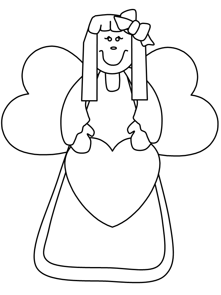 Angels Coloring Pages angel28 Printable 2021 0168 Coloring4free