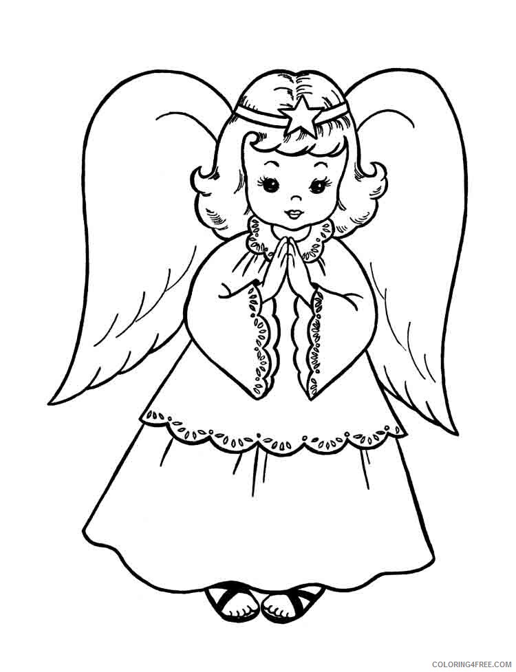 Angels Coloring Pages angels 10 Printable 2021 0178 Coloring4free