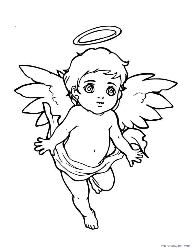 Angels Coloring Pages angels 8 Printable 2021 0182 Coloring4free