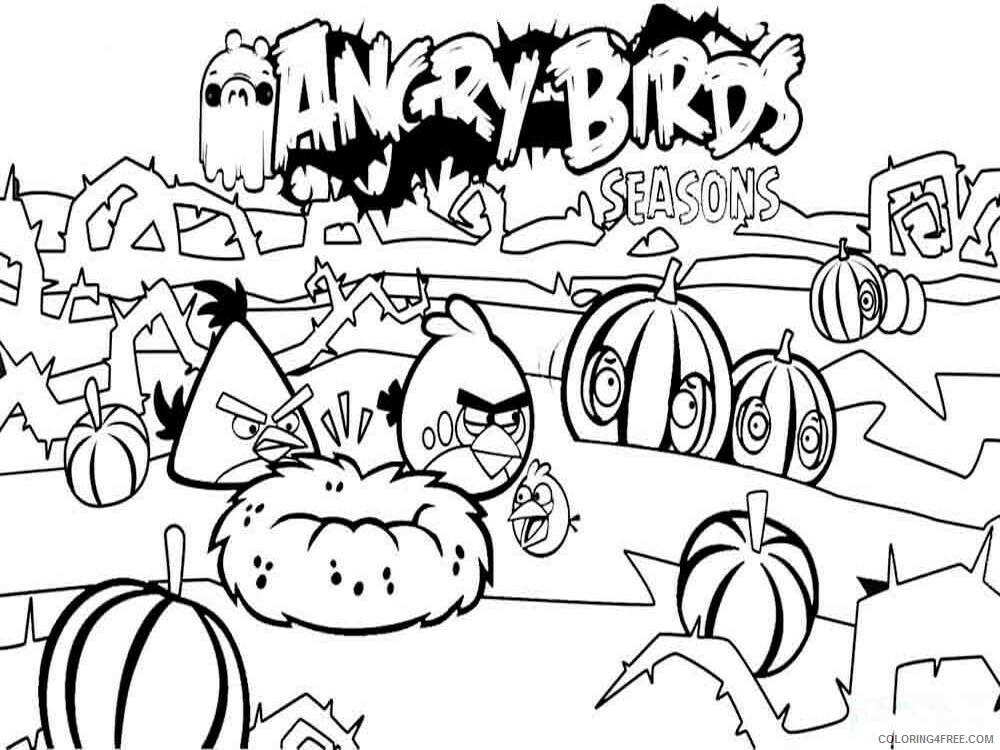 Angry Birds Coloring Pages Games Angry Birds 11 Printable 2021 0129 Coloring4free