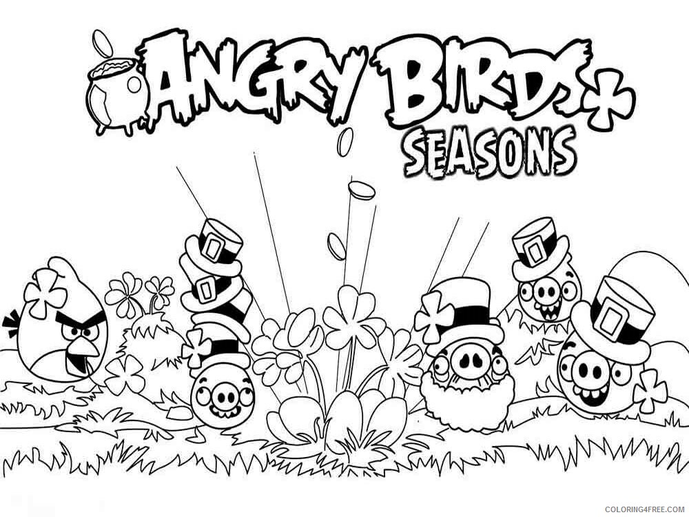 Angry Birds Coloring Pages Games Angry Birds 13 Printable 2021 0131 Coloring4free