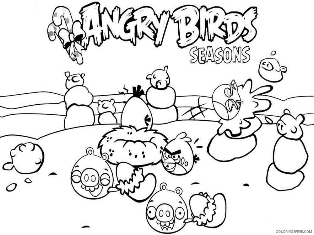 Angry Birds Coloring Pages Games Angry Birds 14 Printable 2021 0132 Coloring4free