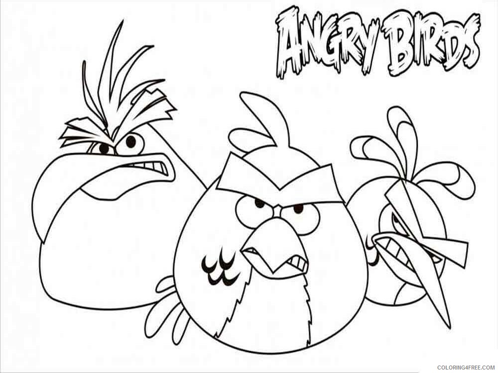 Angry Birds Coloring Pages Games Angry Birds 21 Printable 2021 0137 Coloring4free