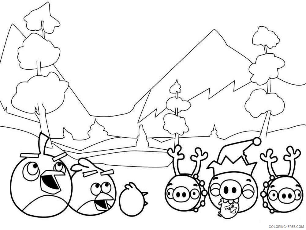 Angry Birds Coloring Pages Games Angry Birds 28 Printable 2021 0140 Coloring4free