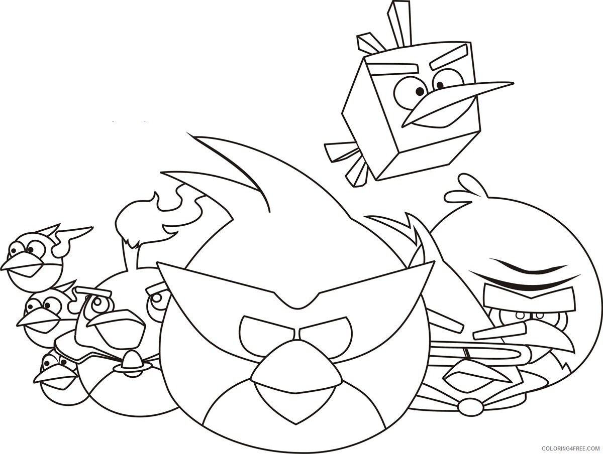 Angry Birds Coloring Pages Games Angry Birds Free Print Printable 2021 0147 Coloring4free