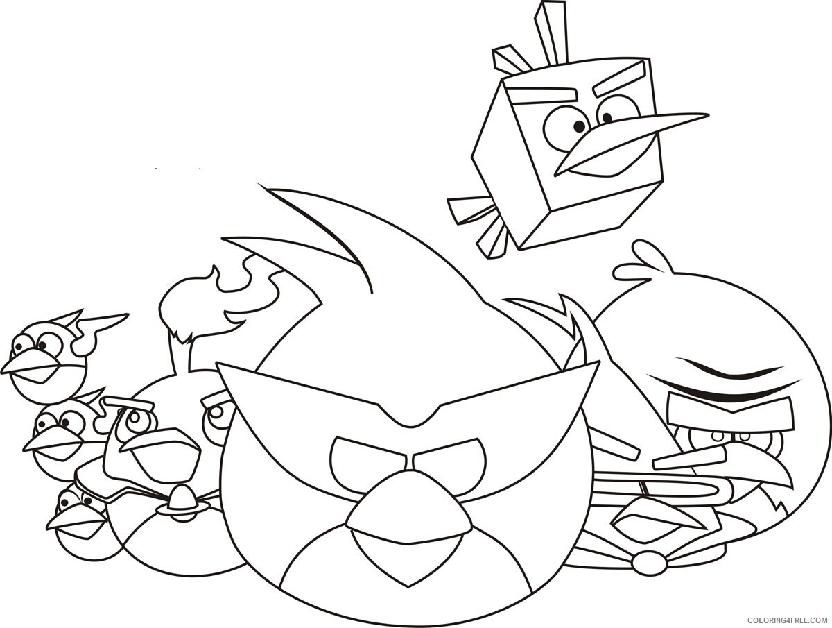 Angry Birds Coloring Pages Games Angry Birds Online Printable 2021 0148 Coloring4free