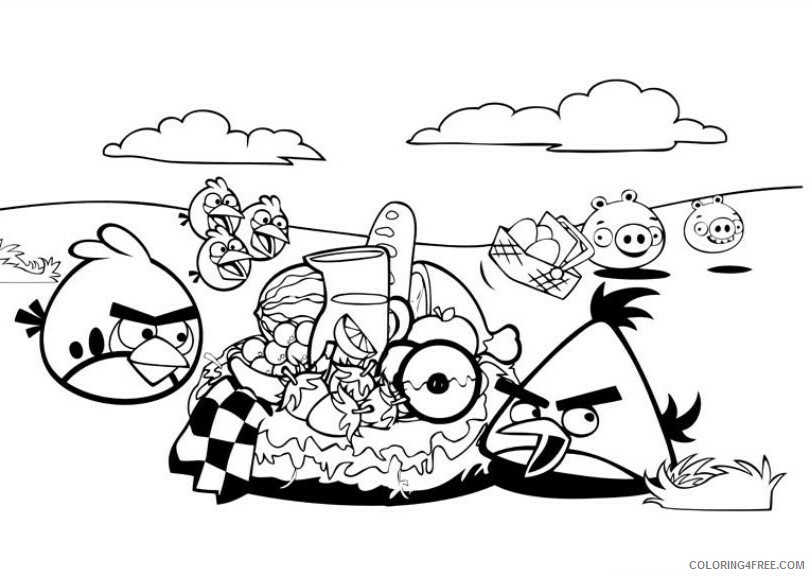 Angry Birds Coloring Pages Games angry birds 10VIF Printable 2021 0094 Coloring4free