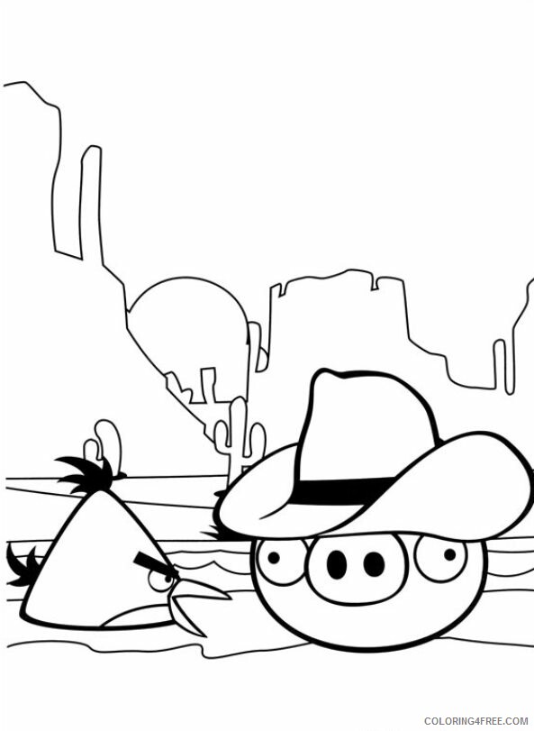 Angry Birds Coloring Pages Games angry birds EPjY6 Printable 2021 0102 Coloring4free