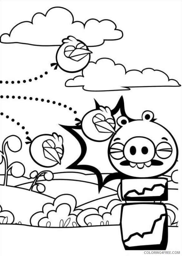 Angry Birds Coloring Pages Games angry birds HbIrf Printable 2021 0108 Coloring4free