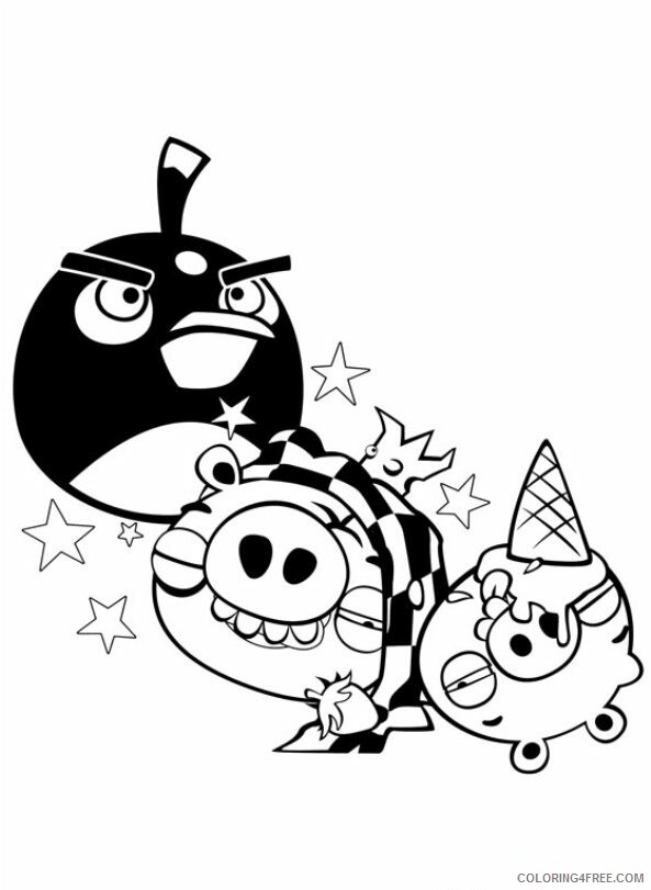 Angry Birds Coloring Pages Games angry birds Sjzbh Printable 2021 0120 Coloring4free